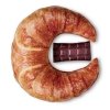 Termofor - Grzejący croissant - Poduszka rogal z czekoladą